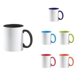 рекламни чаши с цветна дръжка и дъно